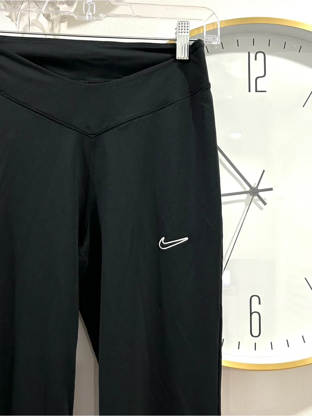 Nike Black Flare Yoga Pants Leggings Size Small - Picture 5 of 6